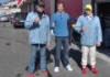 Christophe, son papa et Emmanuel Pirro